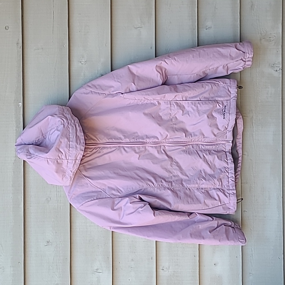 EDDIE BAUER Jacket Coat Purple Fleece lined Size XL